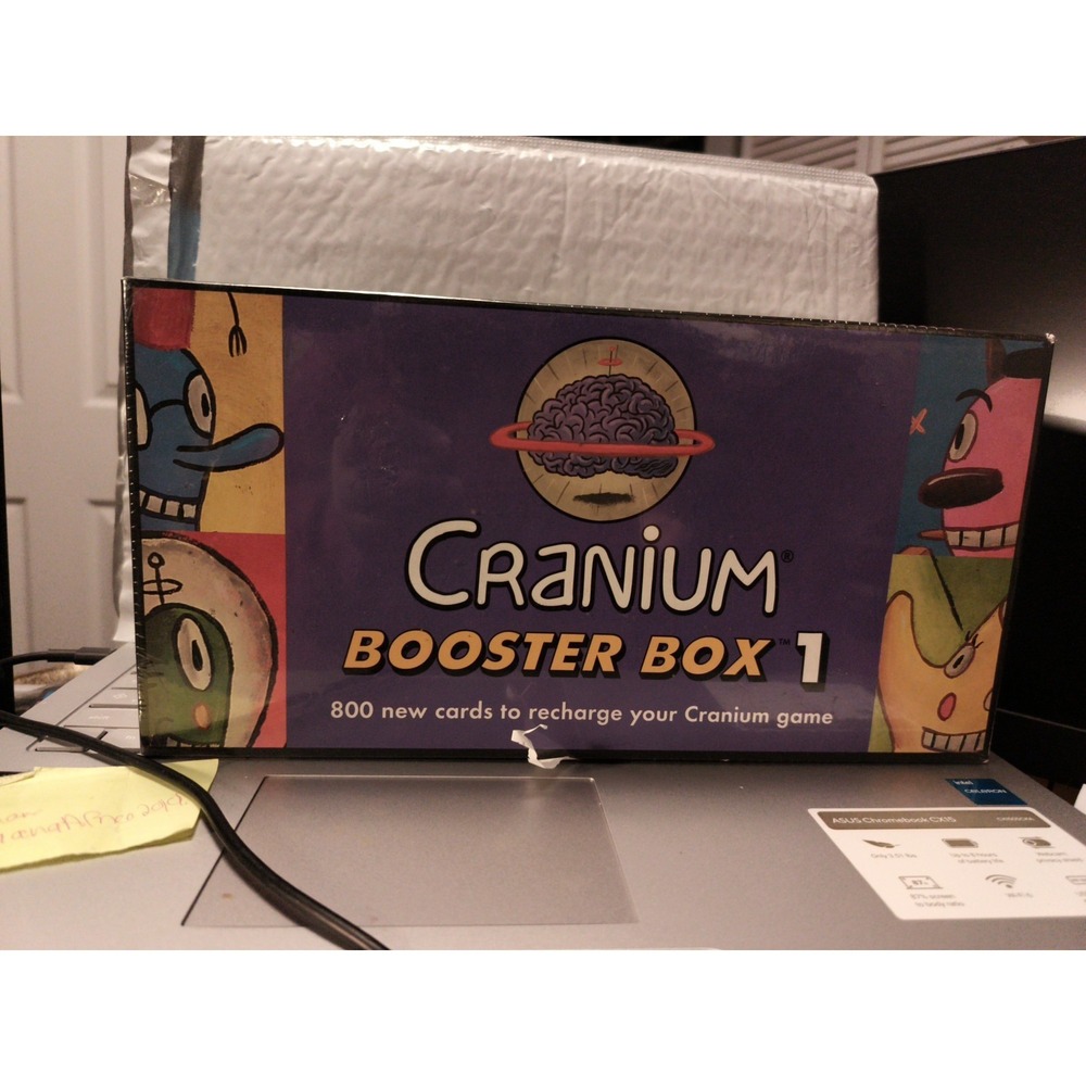 SEALED Cranium Booster Box 1 [4 Decks 800 Cards] Brain Game 2002 Expansion Set